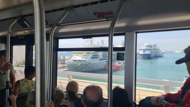 Arriving at the ship