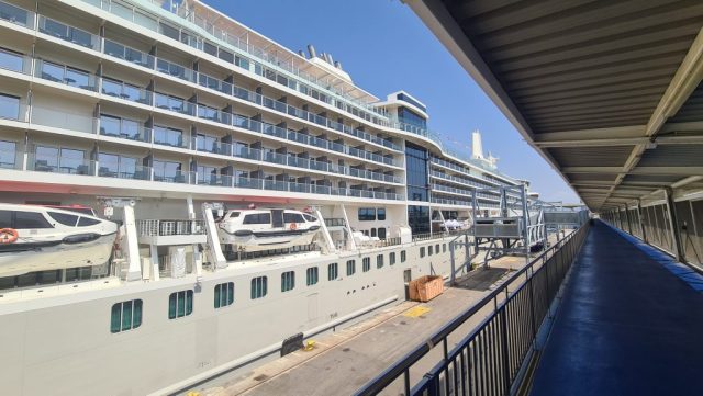 First View of the Ship