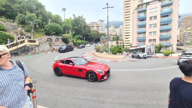 The F1 track hairpin in Monaco